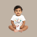 Ramadan Vibes | Modern Islamic Baby Clothing | Festive Lantern & Crescent Moon Print | Infant Romper