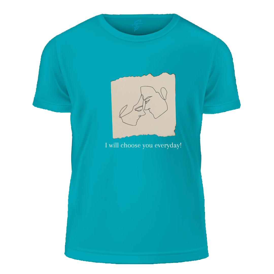I Will Choose You Everyday, Set of 2 PCS - Couple Tshirt for Couples