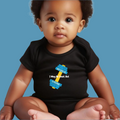 Baby Bodysuit with Strong Dad Design, 100% Cotton Romper, Infant Onesie