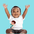 Smart Kid Rompers – Colorful Backpack Cartoon Design – Infant Tees