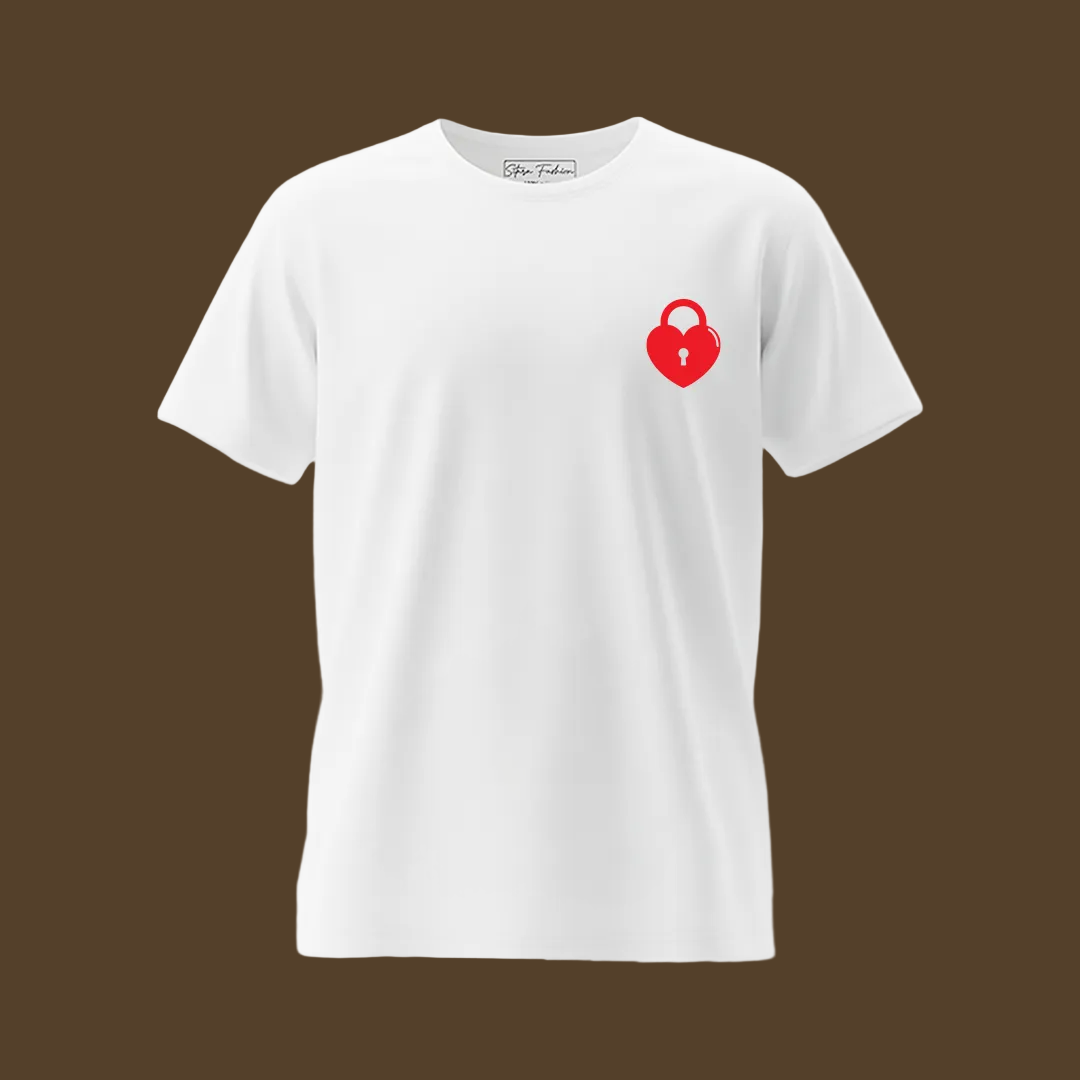 Unique Valentine’s Day Tees for Couples – Lock and Key Matching T-Shirt