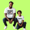 ROCKSTAR DAD WITH BOY TSHIRT AND ROMPER - Dad & Me