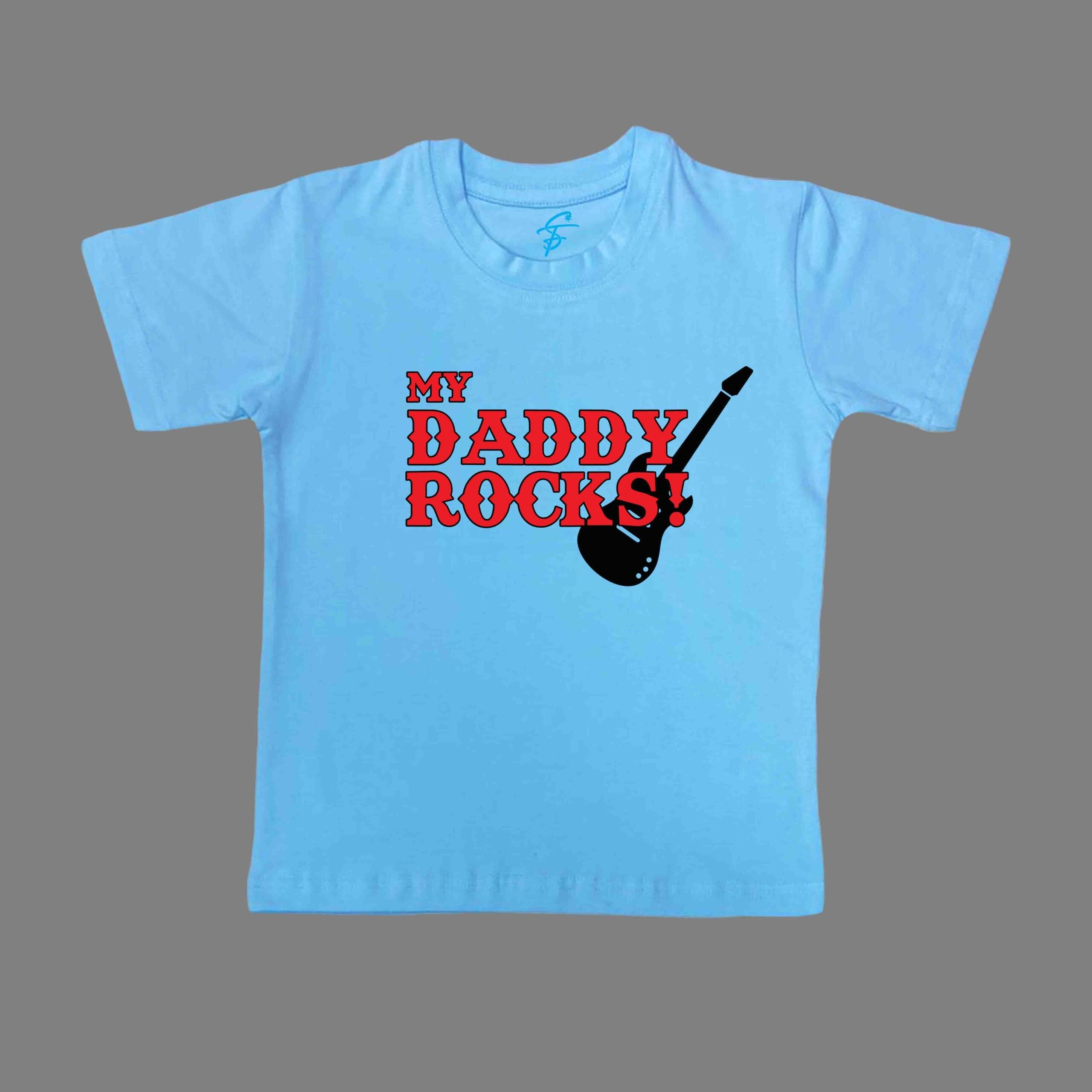 ROCKSTAR DAD WITH DAUGHTER TSHIRT AND ROMPER - Dad & Me